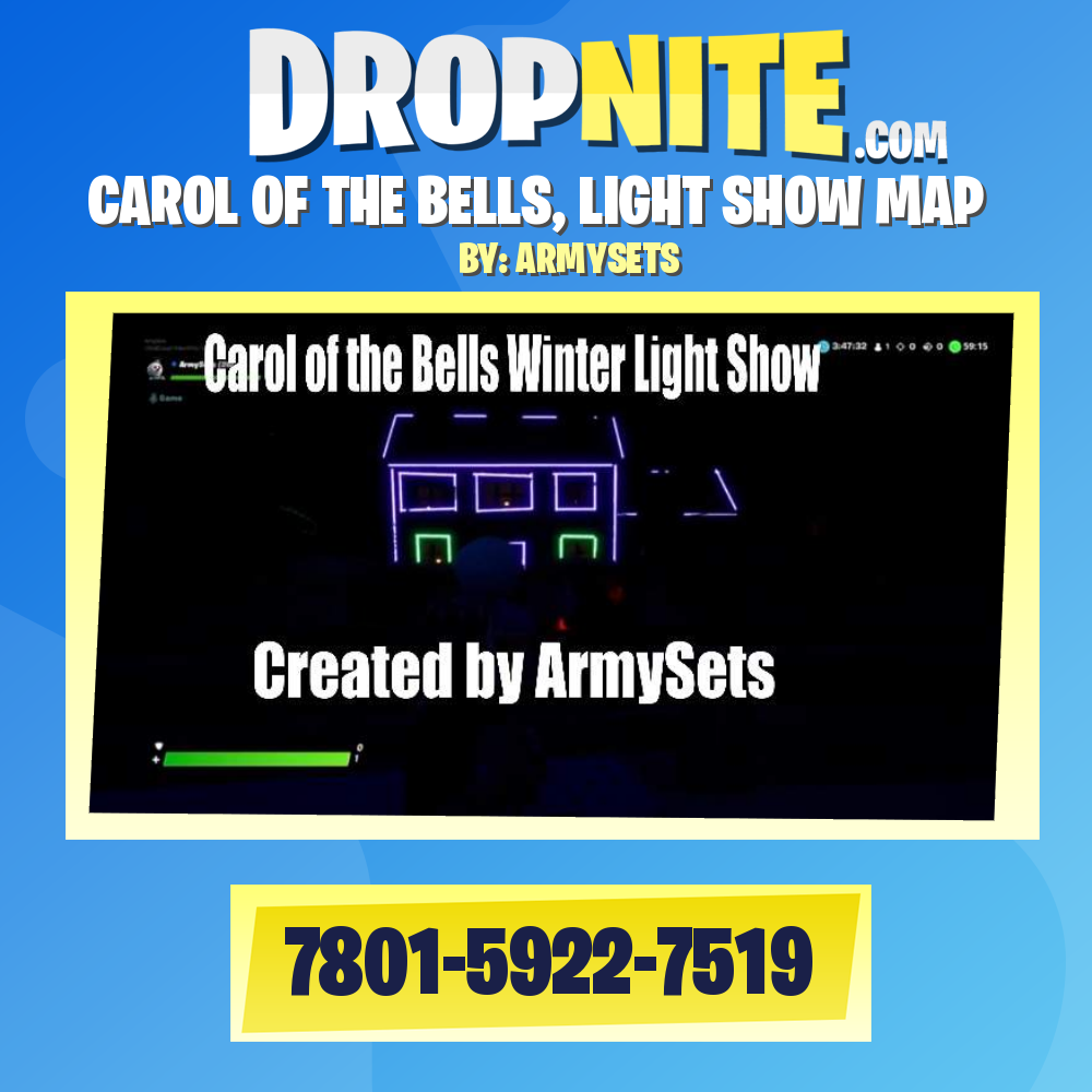 CAROL OF THE BELLS, LIGHT SHOW MAP
