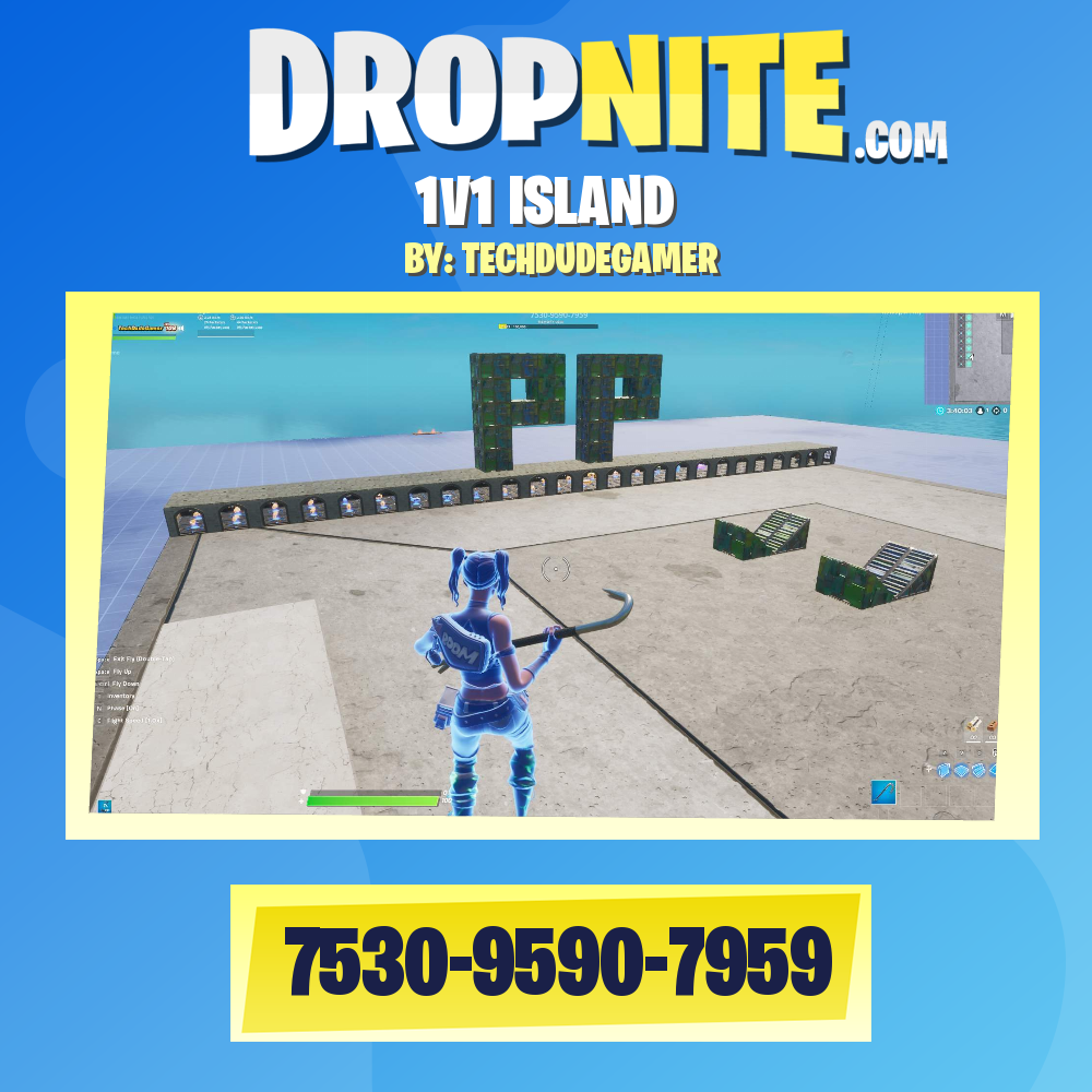 THE FLYING DEATHRUN - Fortnite Creative Map Code - Dropnite