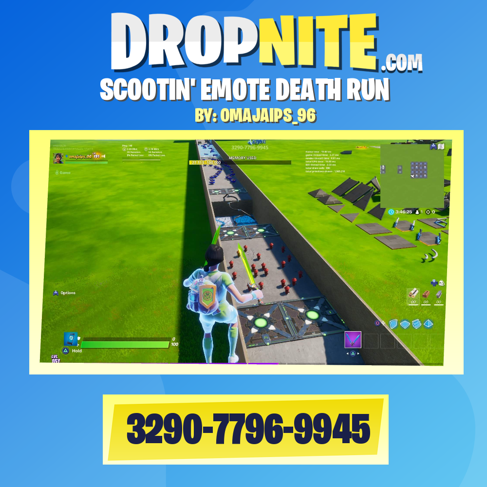SCOOTIN' EMOTE DEATH RUN