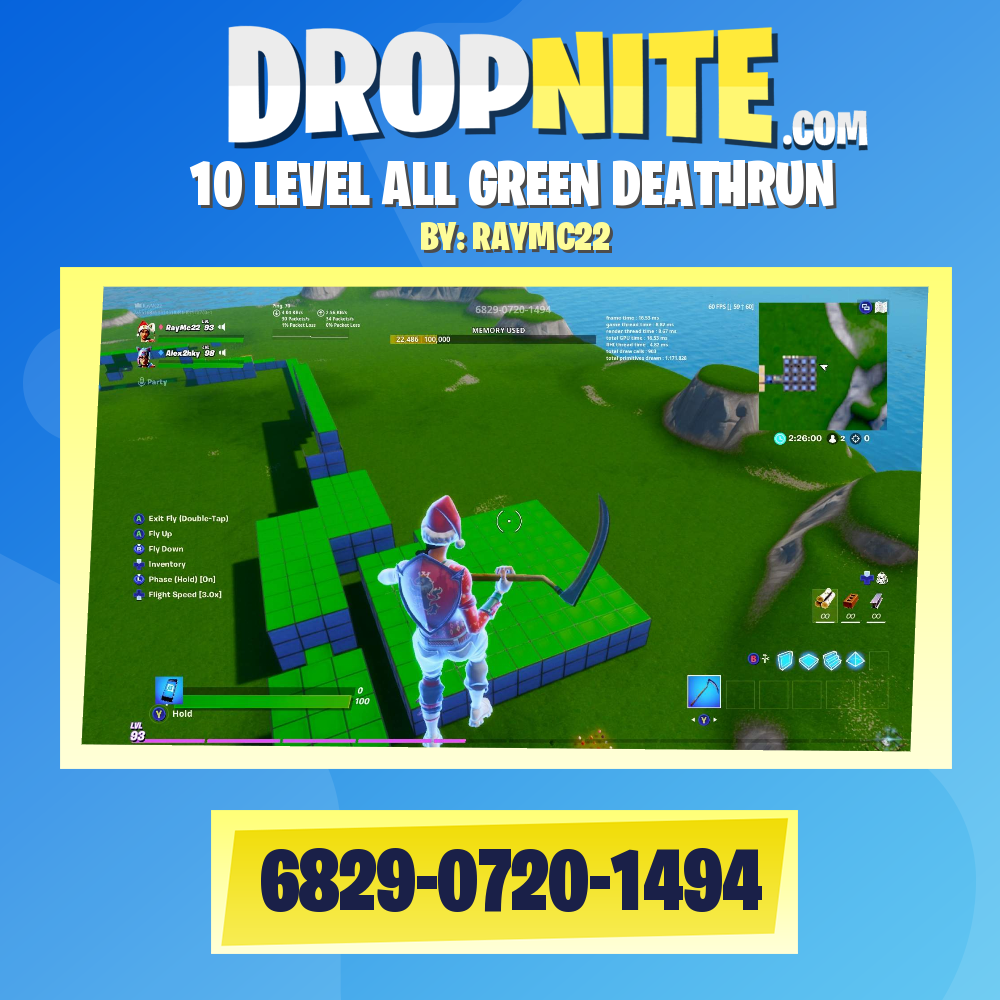 10 LEVEL ALL GREEN DEATHRUN