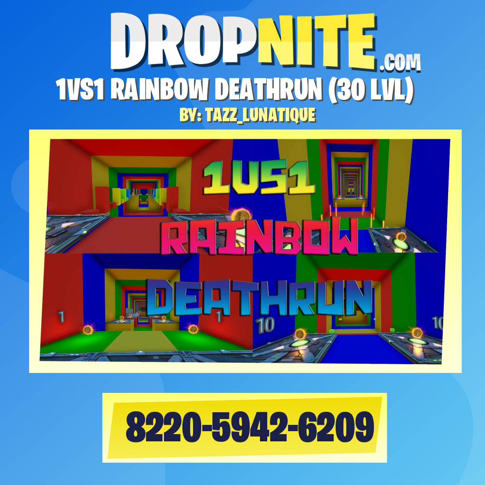 1VS1 RAINBOW DEATHRUN (30 LVL)