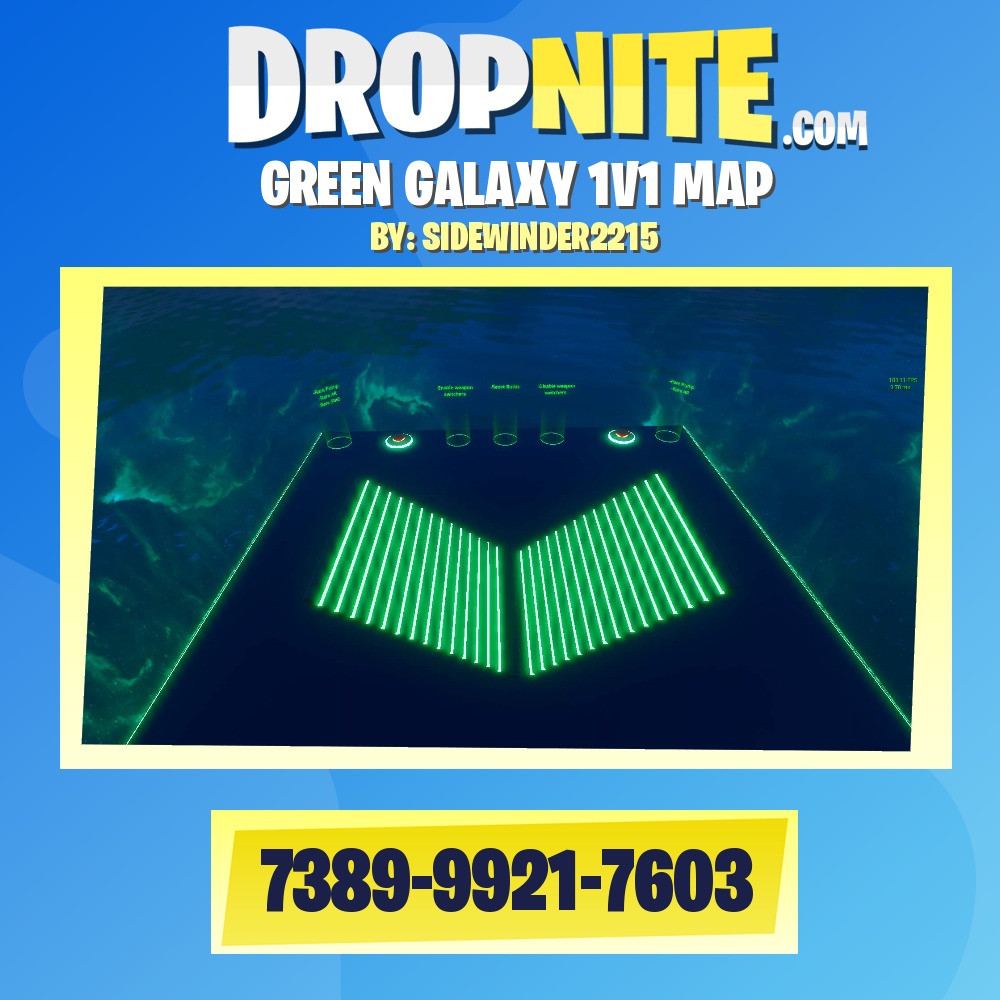 GREEN GALAXY 1V1 MAP