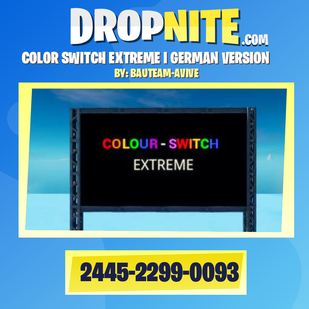 COLOR SWITCH EXTREME I GERMAN VERSION