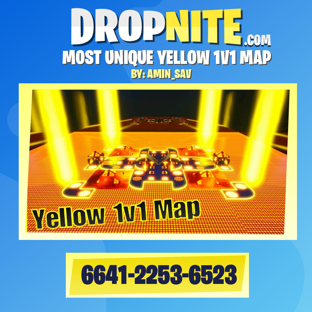 MOST UNIQUE YELLOW 1V1 MAP