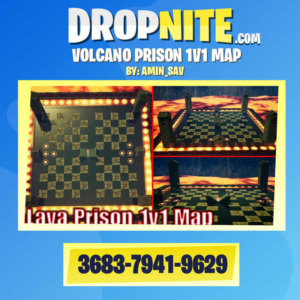 VOLCANO PRISON 1V1 MAP