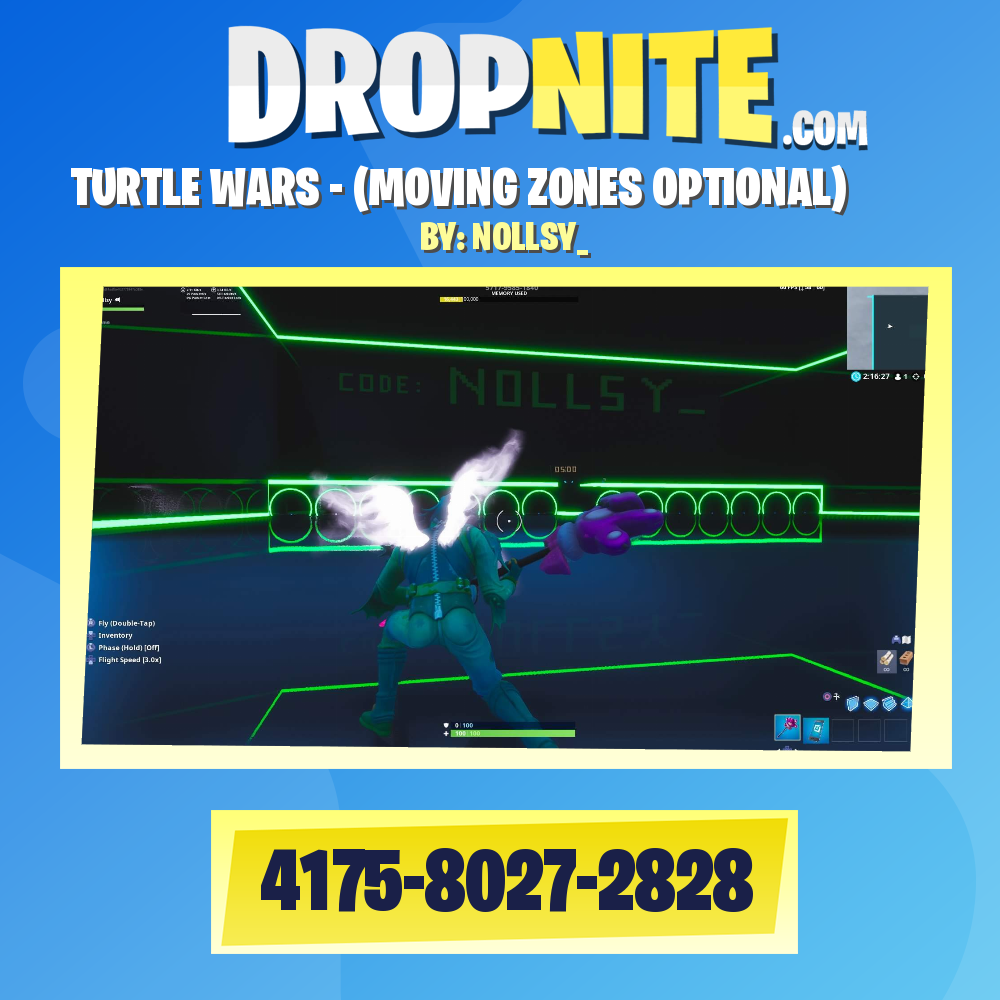 TURTLE WARS - (MOVING ZONES OPTIONAL)