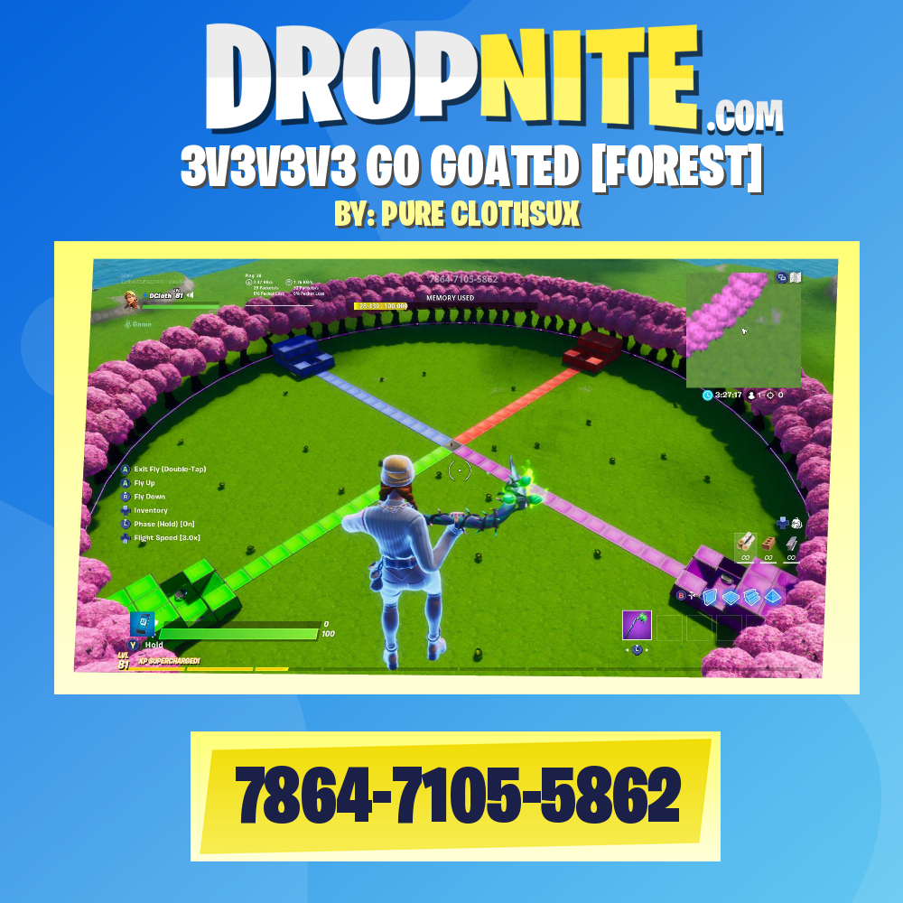 3V3V3V3 GO GOATED [FOREST]