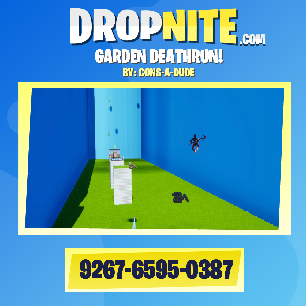 THE FLYING DEATHRUN - Fortnite Creative Map Code - Dropnite