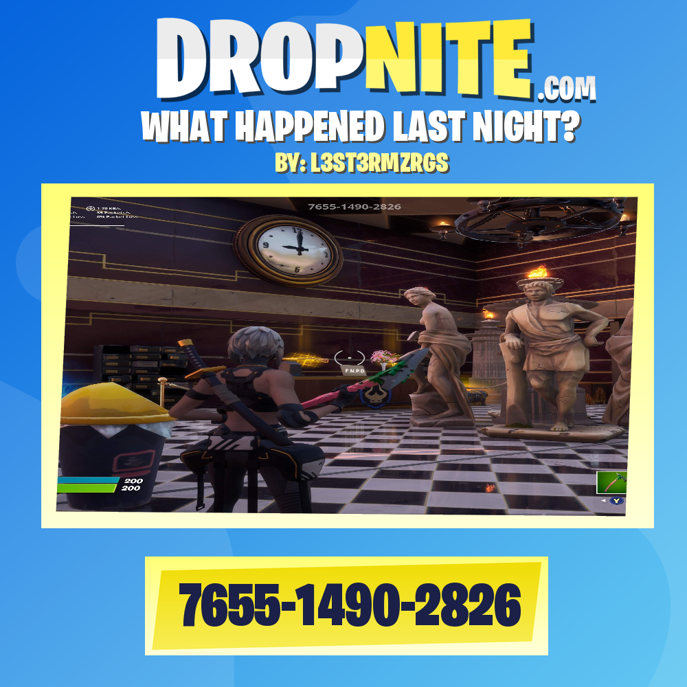 WHAT HAPPENED LAST NIGHT?