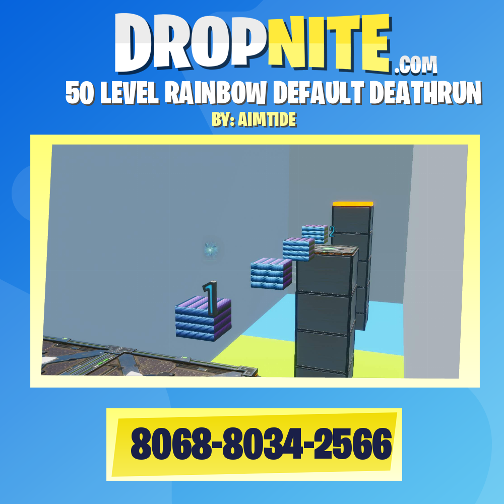 50 LEVEL RAINBOW DEFAULT DEATHRUN