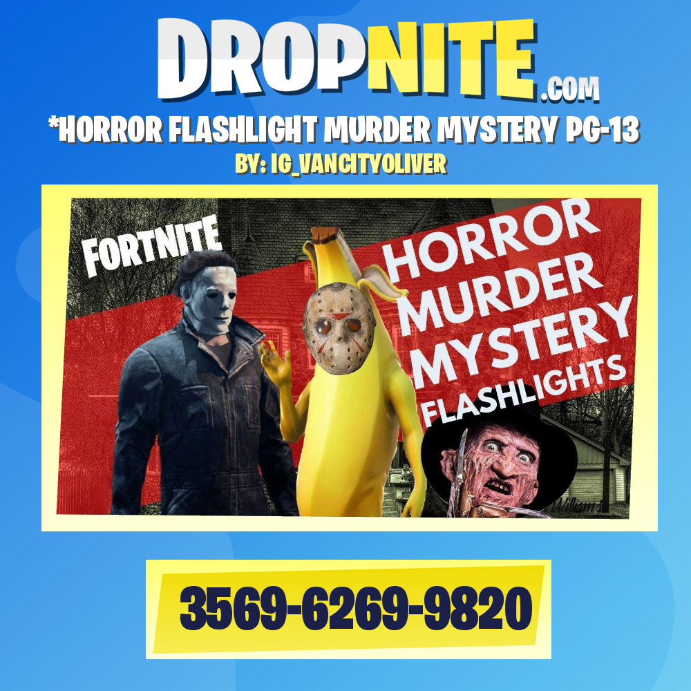 *HORROR FLASHLIGHT MURDER MYSTERY PG-13