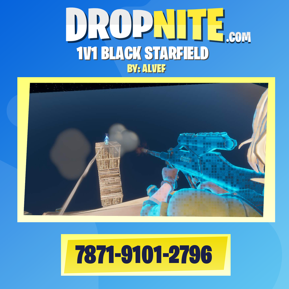 1V1 BLACK STARFIELD