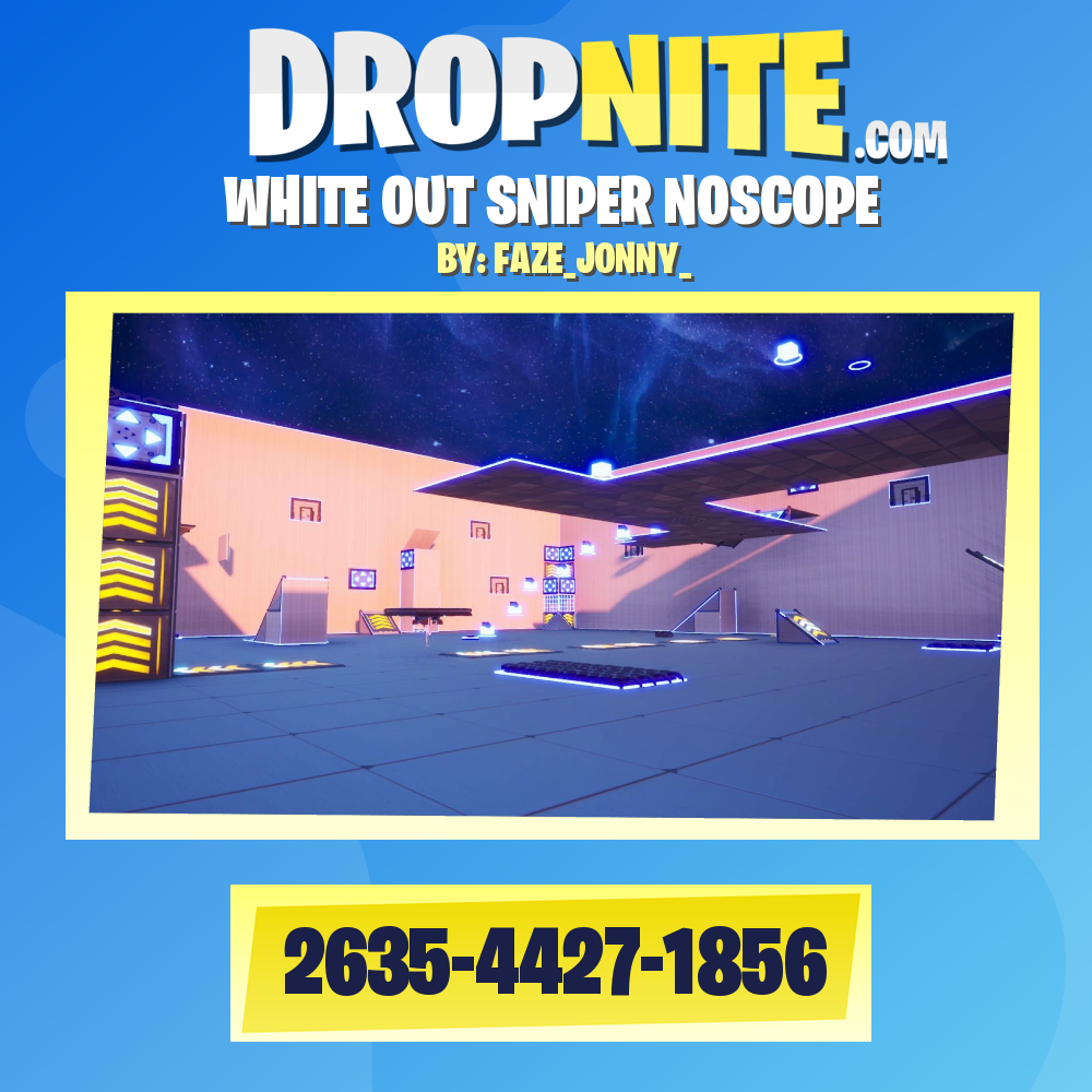 WHITE OUT SNIPER NOSCOPE
