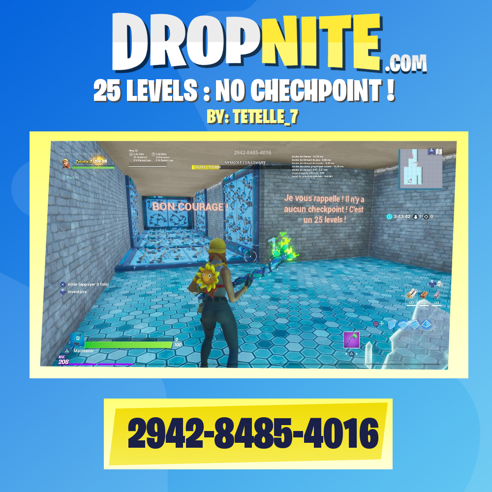 25 LEVELS : NO CHECHPOINT !