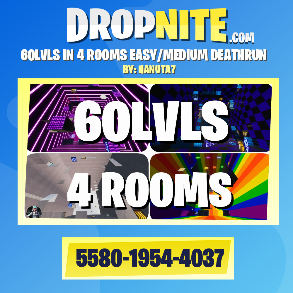 60LVLS IN 4 ROOMS EASY/MEDIUM DEATHRUN