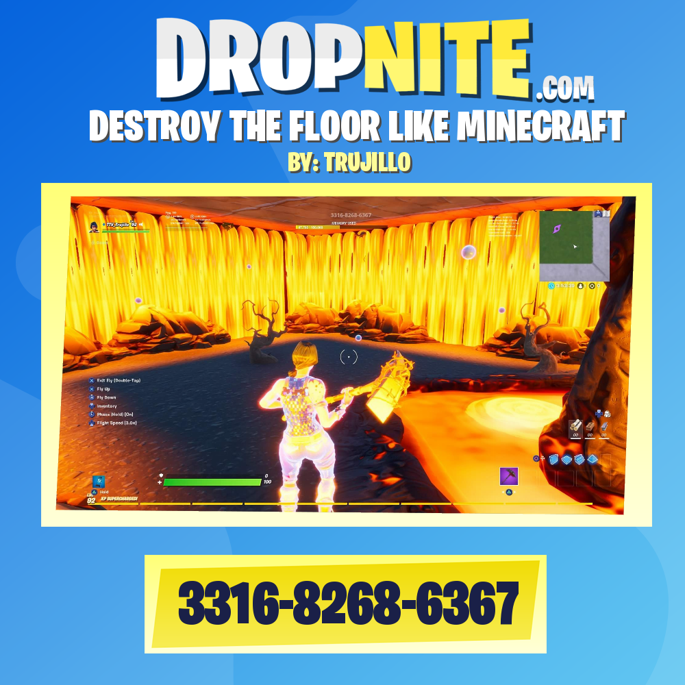 DESTROY THE FLOOR LIKE MINECRAFT