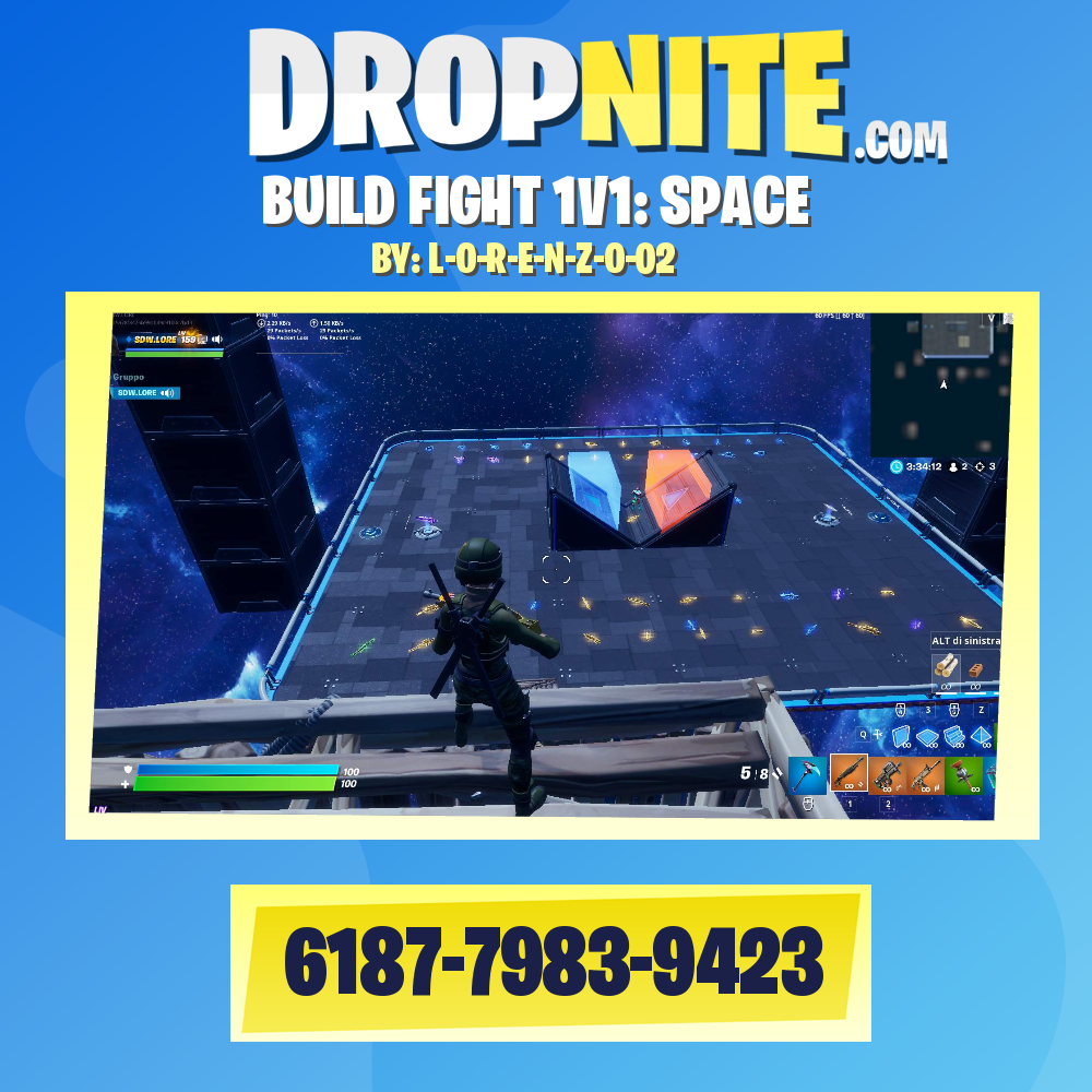 BUILD FIGHT 1V1: SPACE