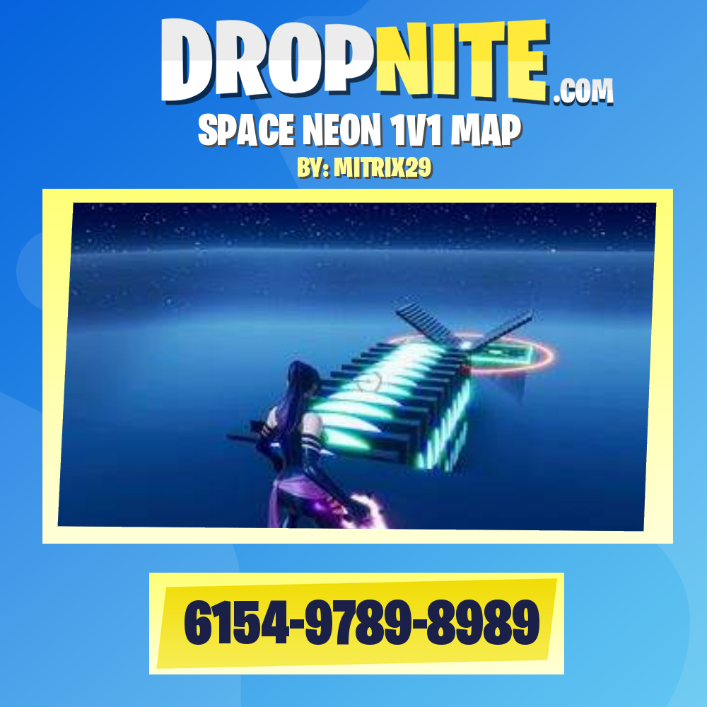 SPACE NEON 1V1 MAP