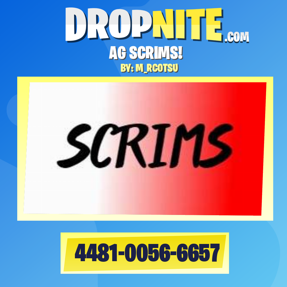 AG SCRIMS!