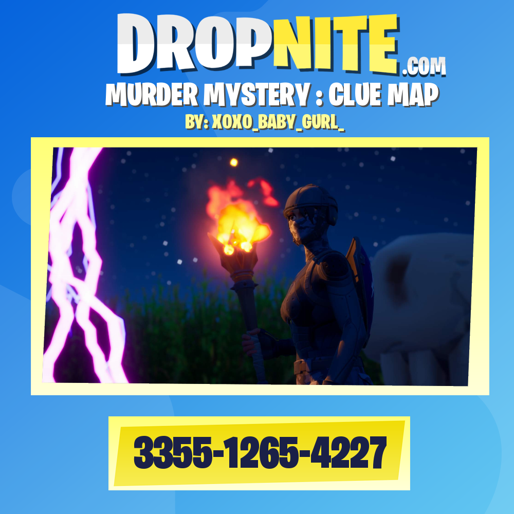 🤔MURDER MYSTERY  CLUE MAP