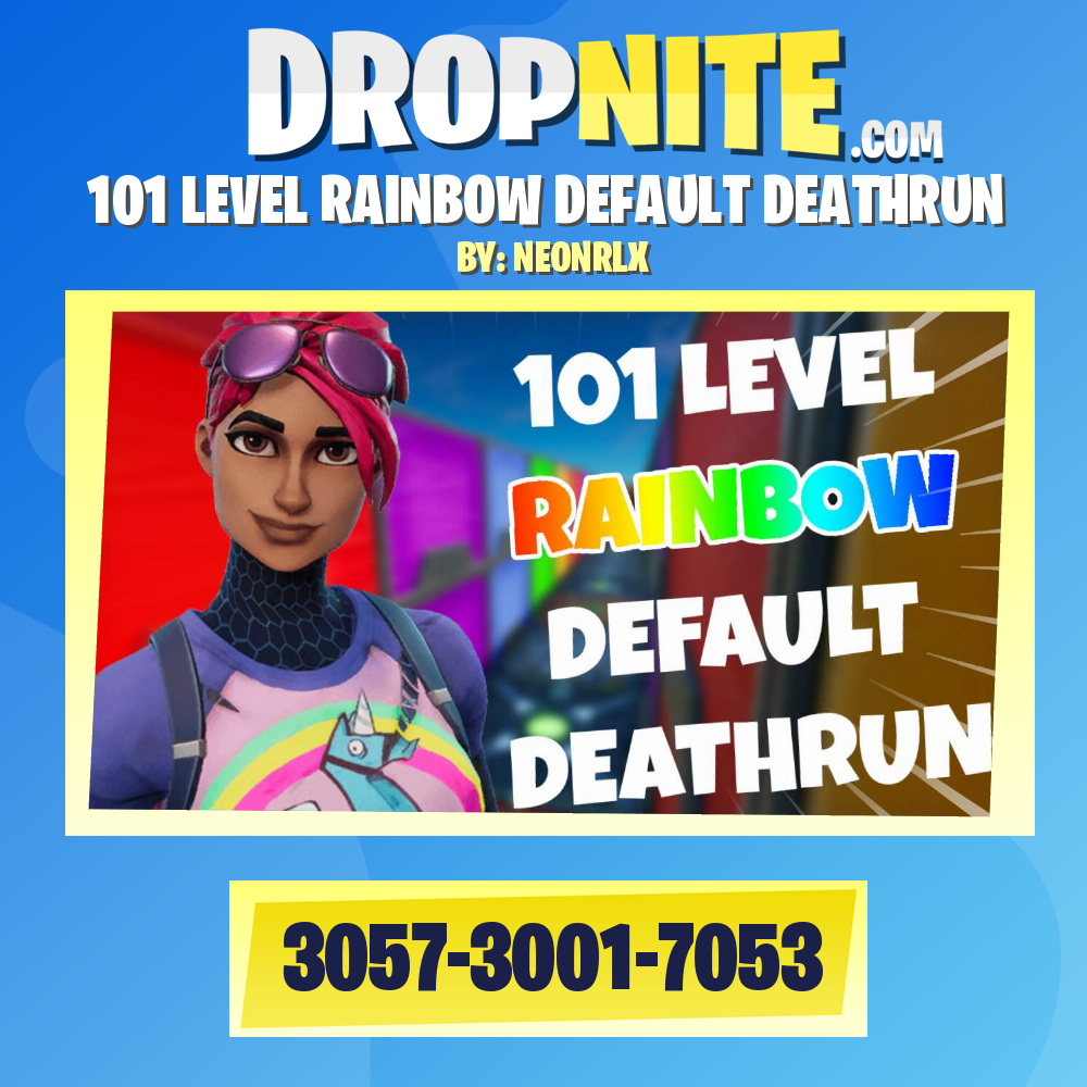 101 LEVEL RAINBOW DEFAULT DEATHRUN