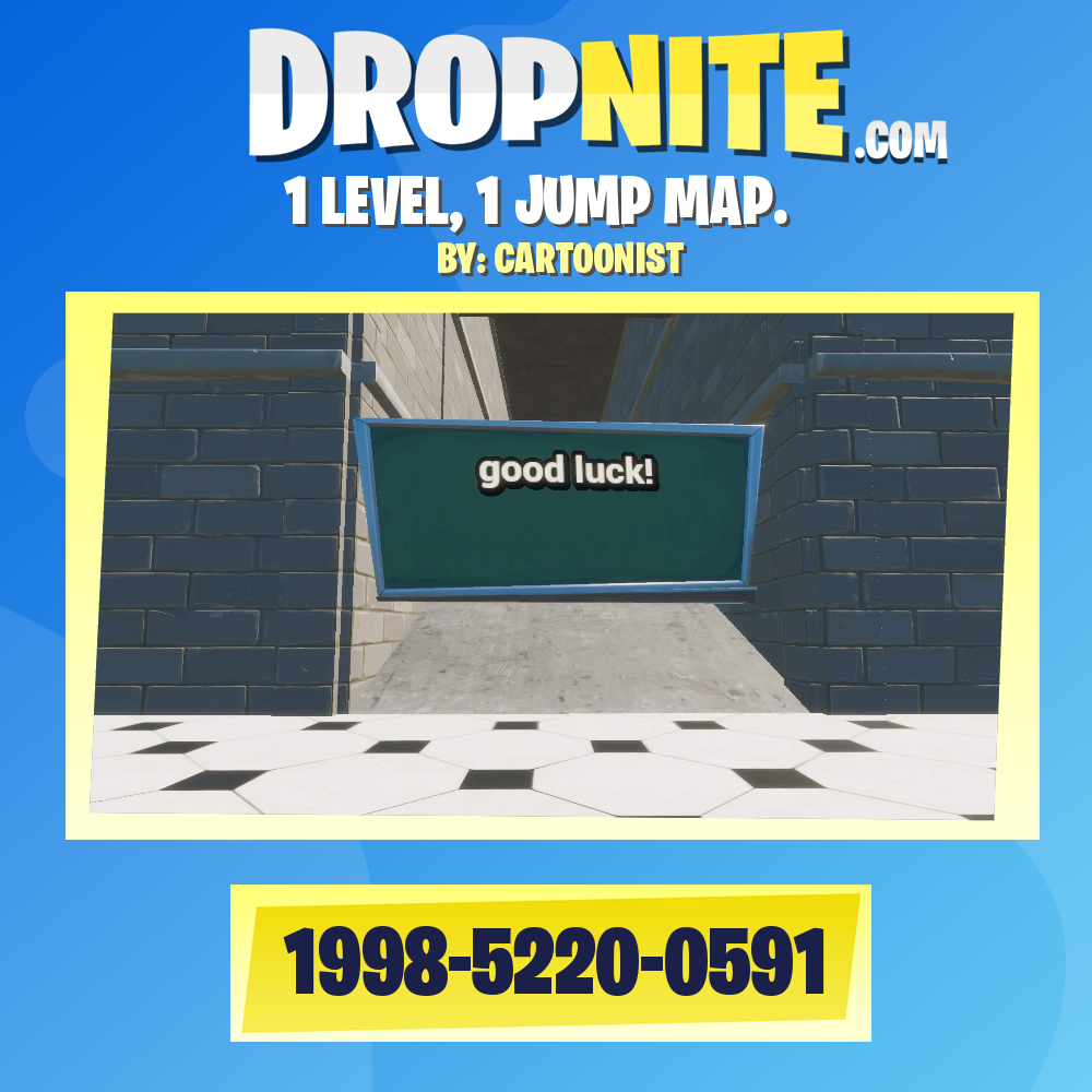 1 LEVEL, 1 JUMP MAP.