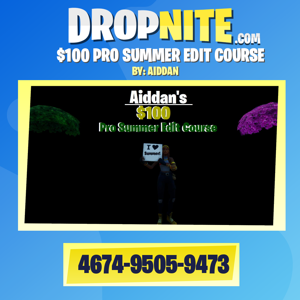 $100 PRO SUMMER EDIT COURSE