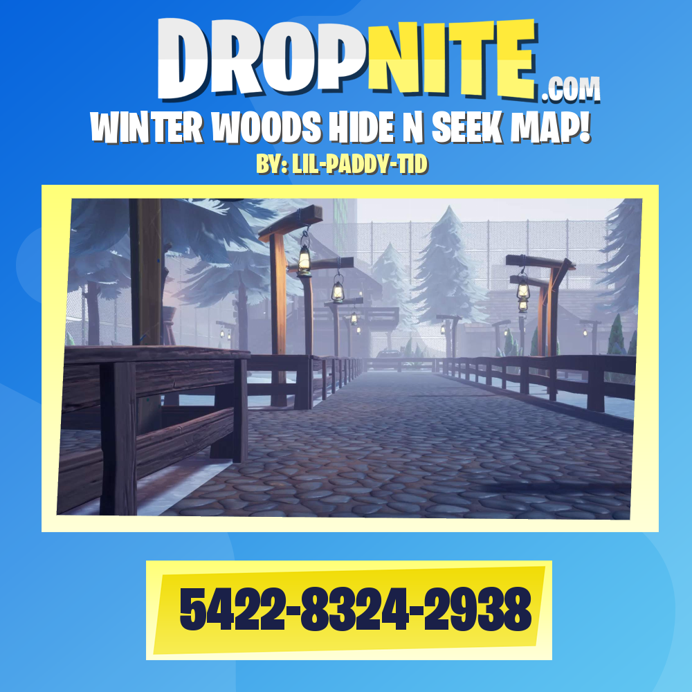 WINTER WOODS HIDE N SEEK MAP!