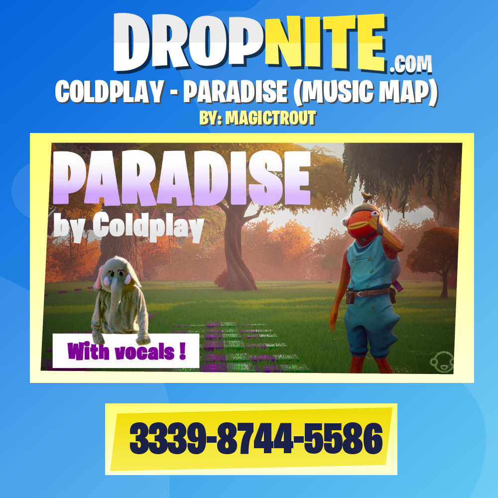 COLDPLAY - PARADISE (MUSIC MAP)