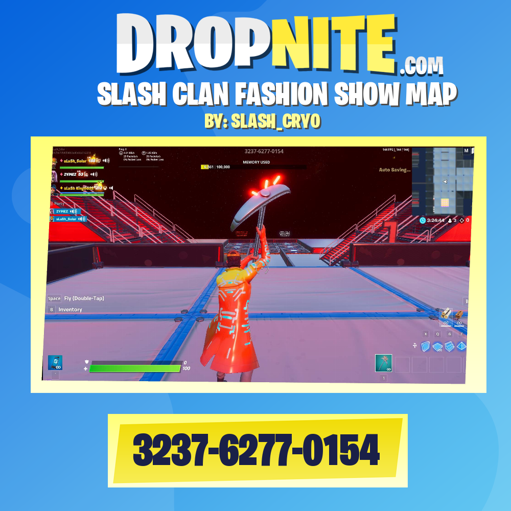 SLASH CLAN FASHION SHOW MAP