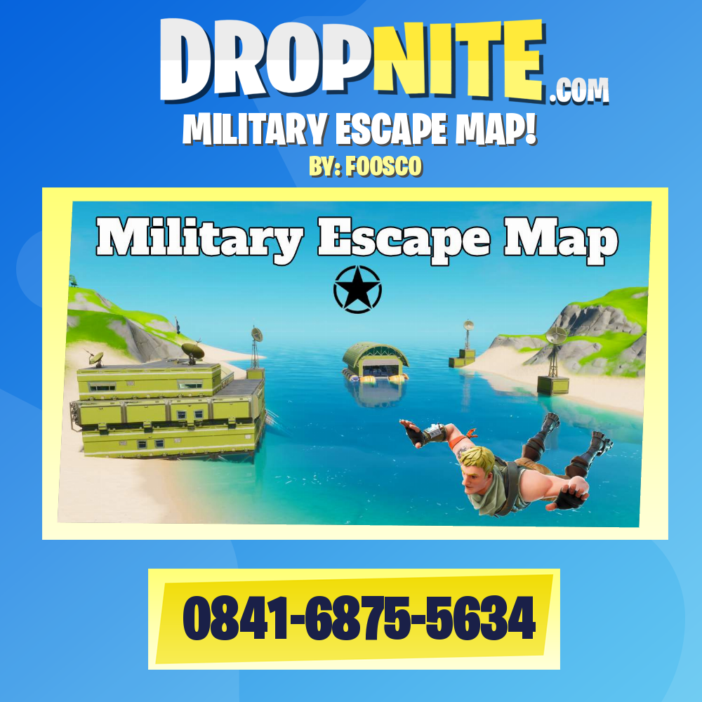 MILITARY ESCAPE MAP!