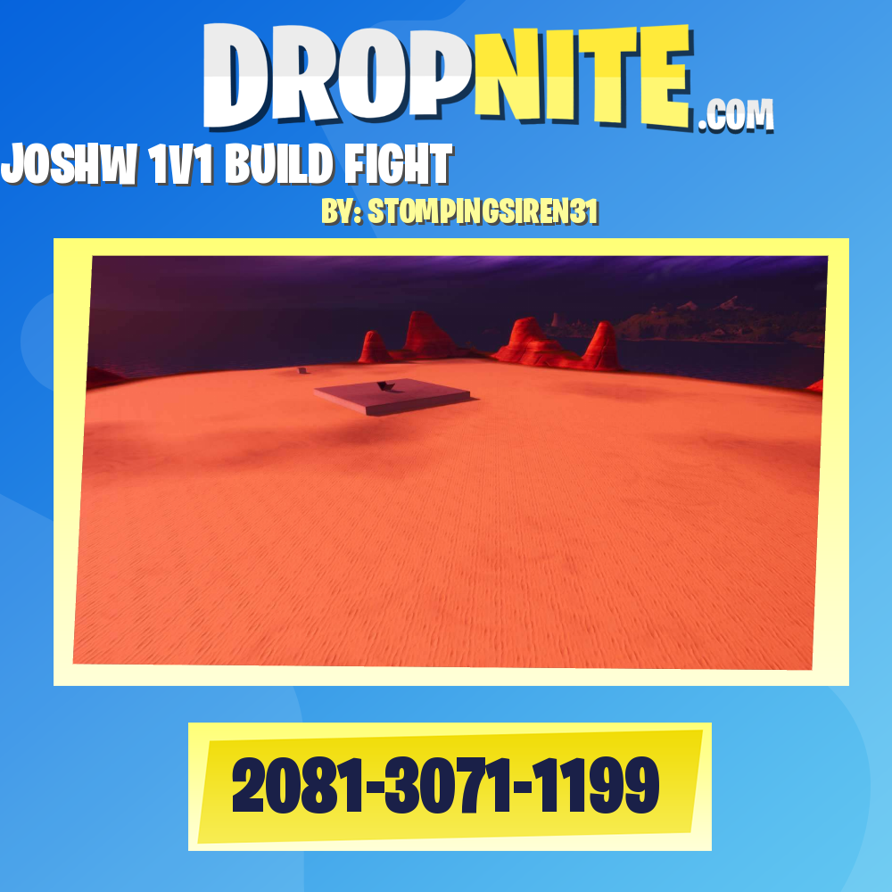 JOSHW 1V1 BUILD FIGHT استخدم الكود الخاص