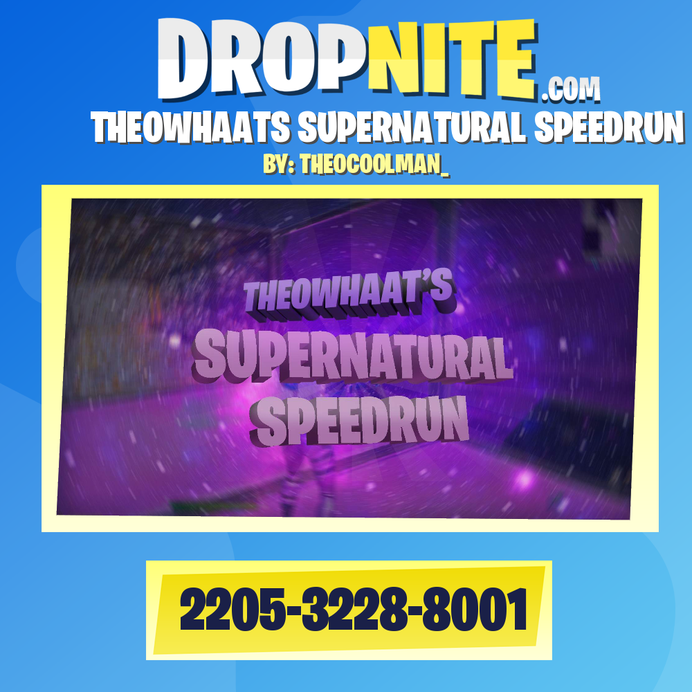 THEOWHAATS SUPERNATURAL SPEEDRUN