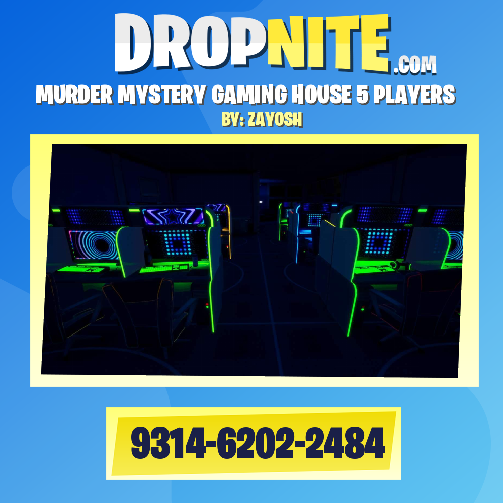 MURDER MYSTERY GAMING HOUSE 5 PLAYERS