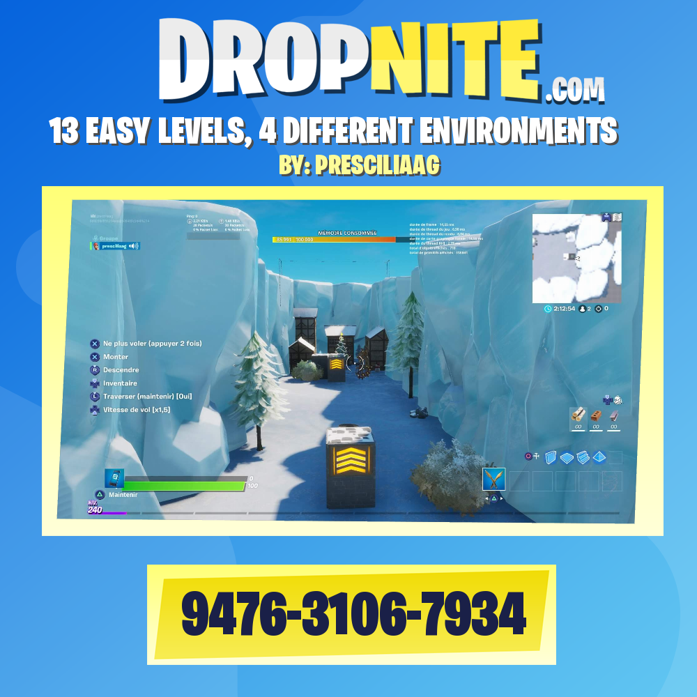 13 EASY LEVELS, 4 DIFFERENT ENVIRONMENTS