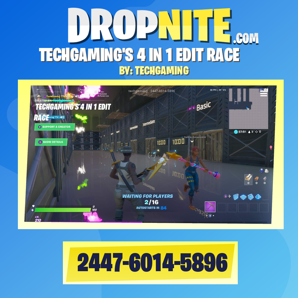 TECHGAMING'S 4 IN 1 EDIT RACE