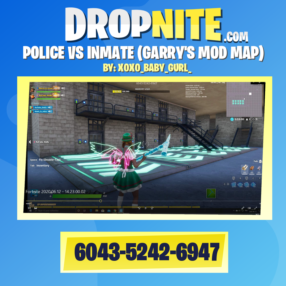 🚔POLICE VS INMATE GARRYS MOD MAP