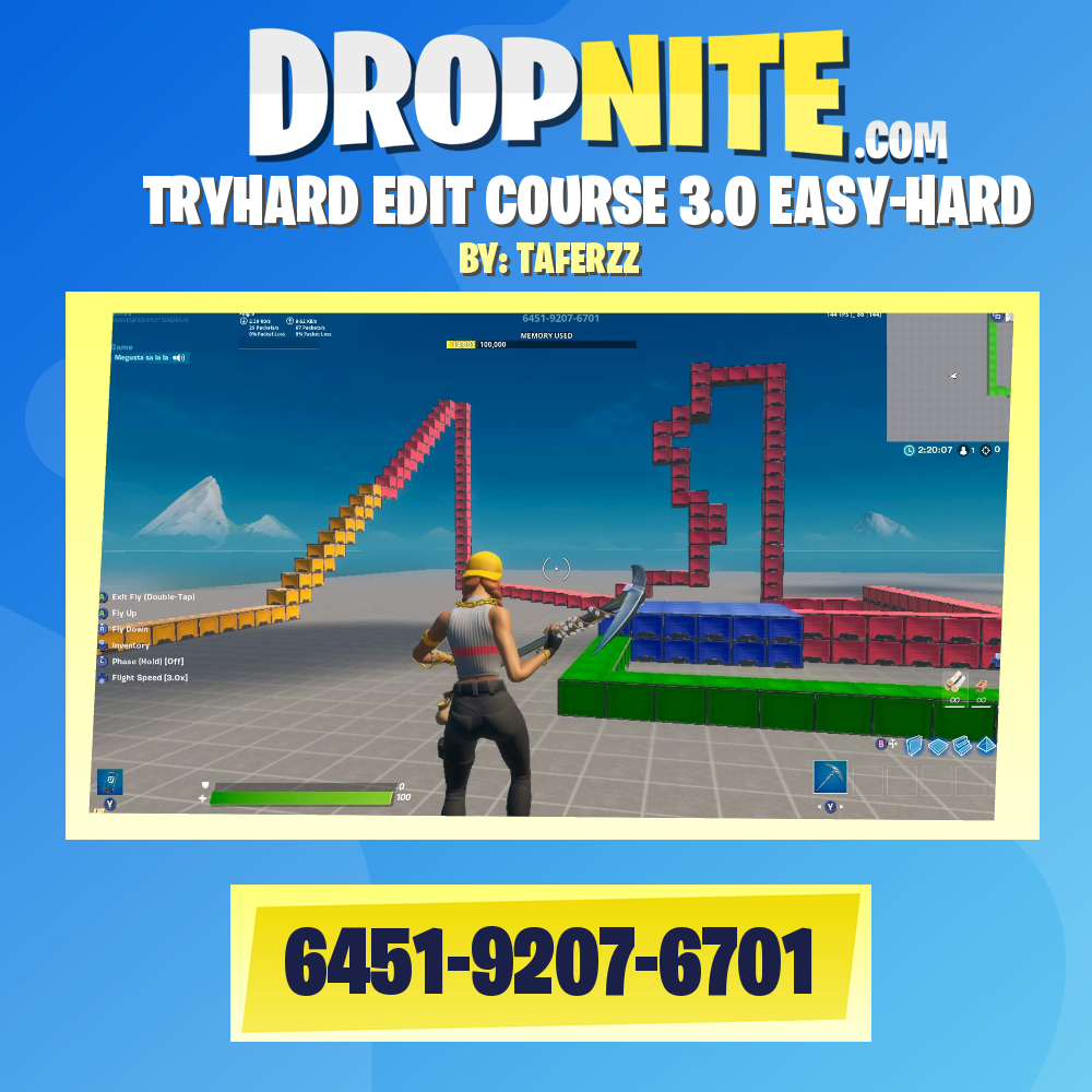 Tryhard Edit Course 3.0 Easy-hard - Fortnite Creative Edit Course and Warm  Up Map Code