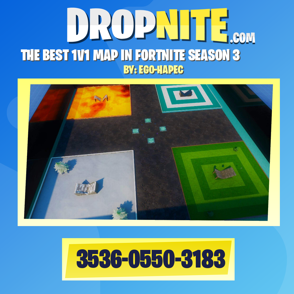 THE BEST 1V1 MAP IN FORTNITE SEASON 3