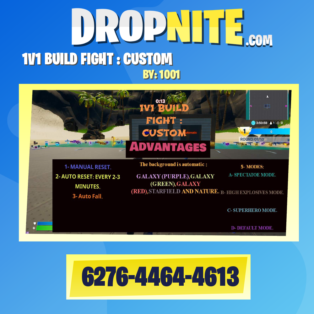 1V1 BUILD FIGHT  ADVANCEDحرب بناء