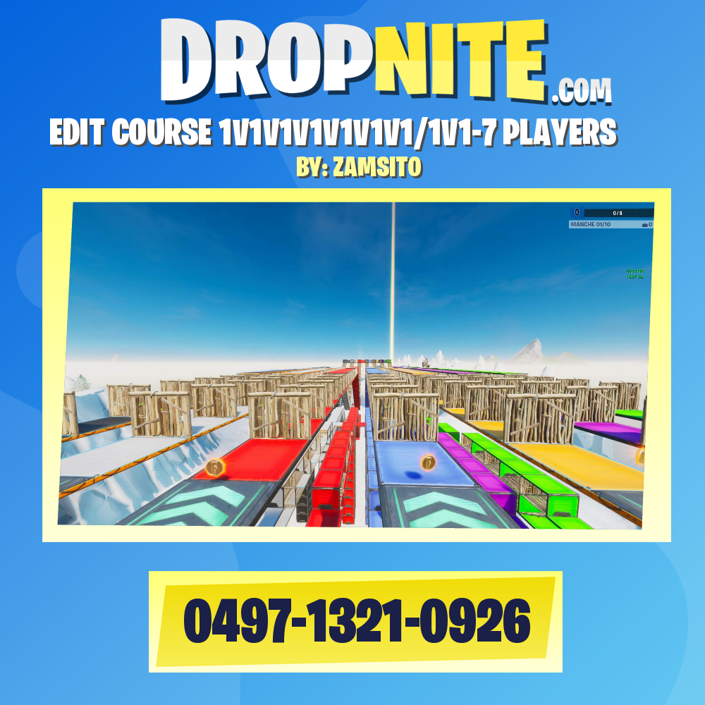EDIT COURSE 1V1V1V1V1V1V1/1V1-7 PLAYERS