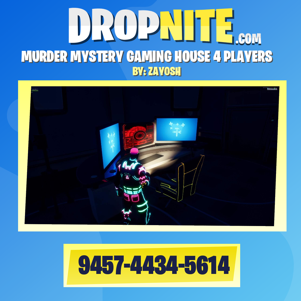 MURDER MYSTERY GAMING HOUSE 4 PLAYERS