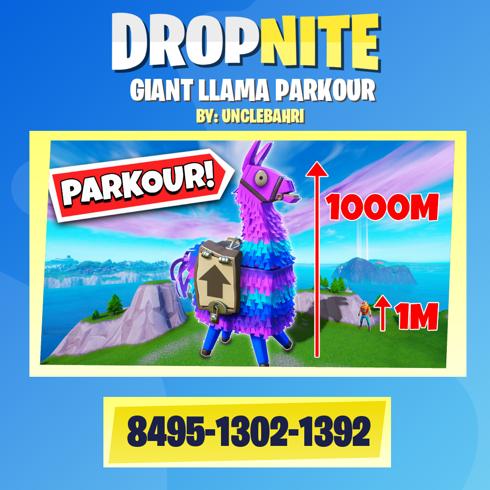 GIANT LLAMA PARKOUR