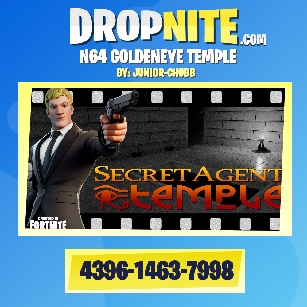 N64 GOLDENEYE TEMPLE - Fortnite Creative Map Code - Dropnite