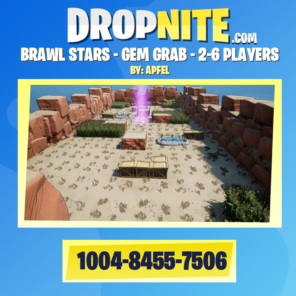 BRAWL STARS - GEM GRAB - 2-6 PLAYERS