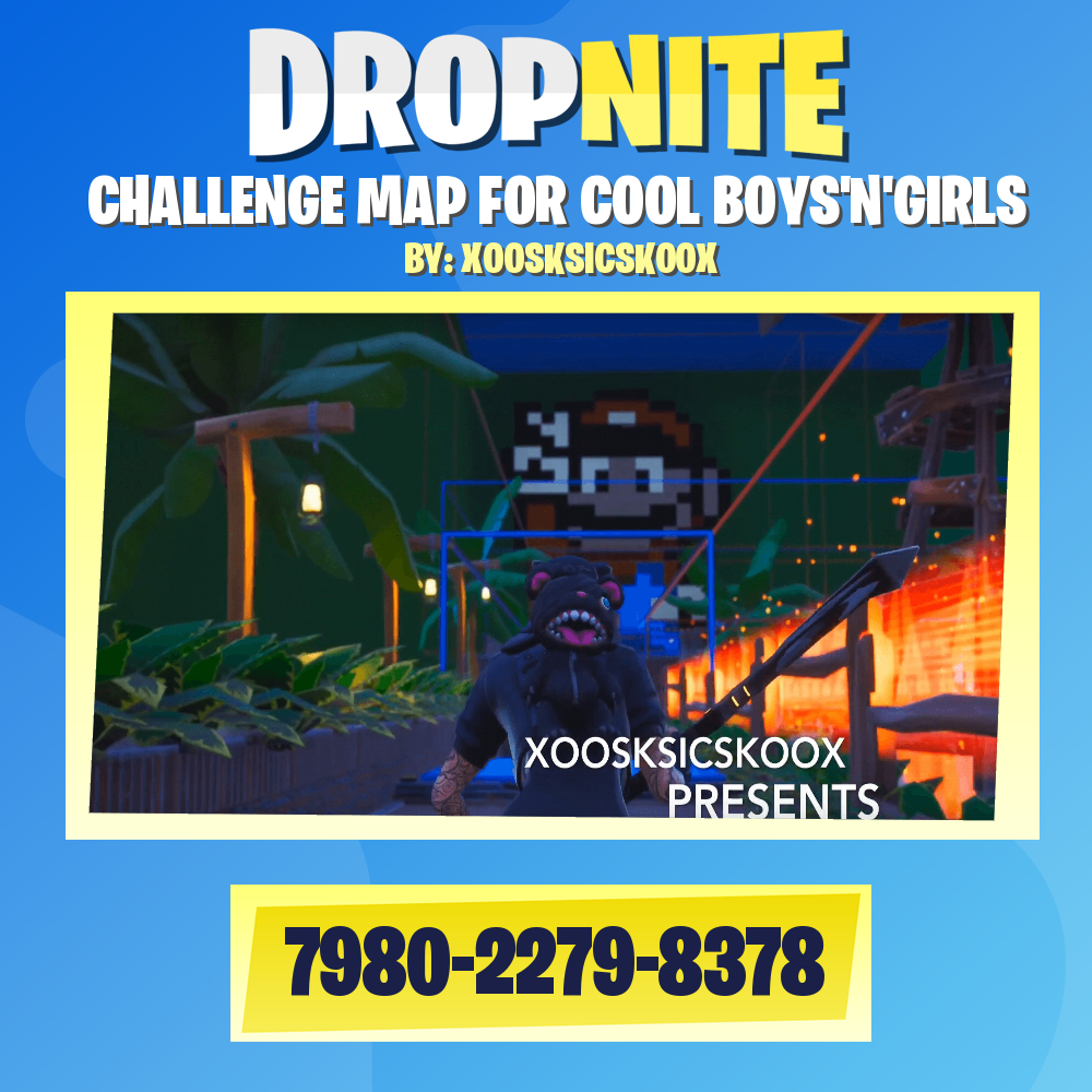 CHALLENGE MAP FOR COOL BOYS'N'GIRLS
