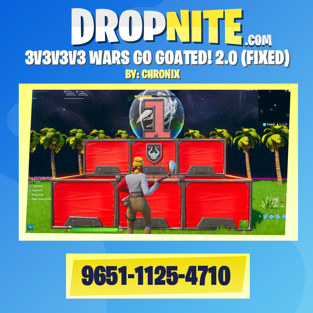 3V3V3V3 WARS GO GOATED! 2.0 (FIXED)