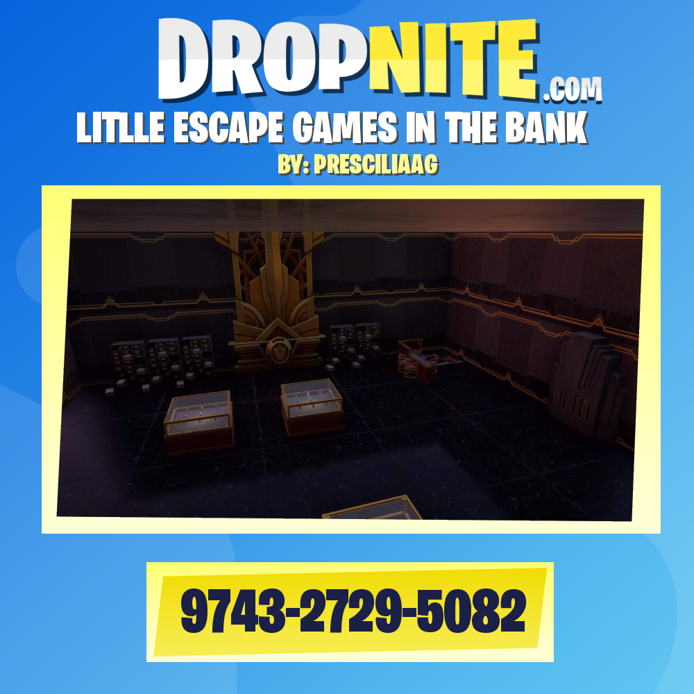 LITLLE ESCAPE GAMES IN THE BANK