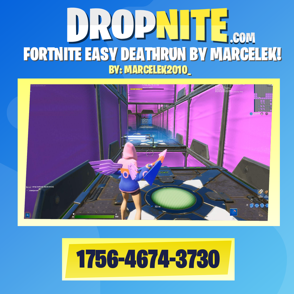 FORTNITE EASY DEATHRUN BY MARCELEK!