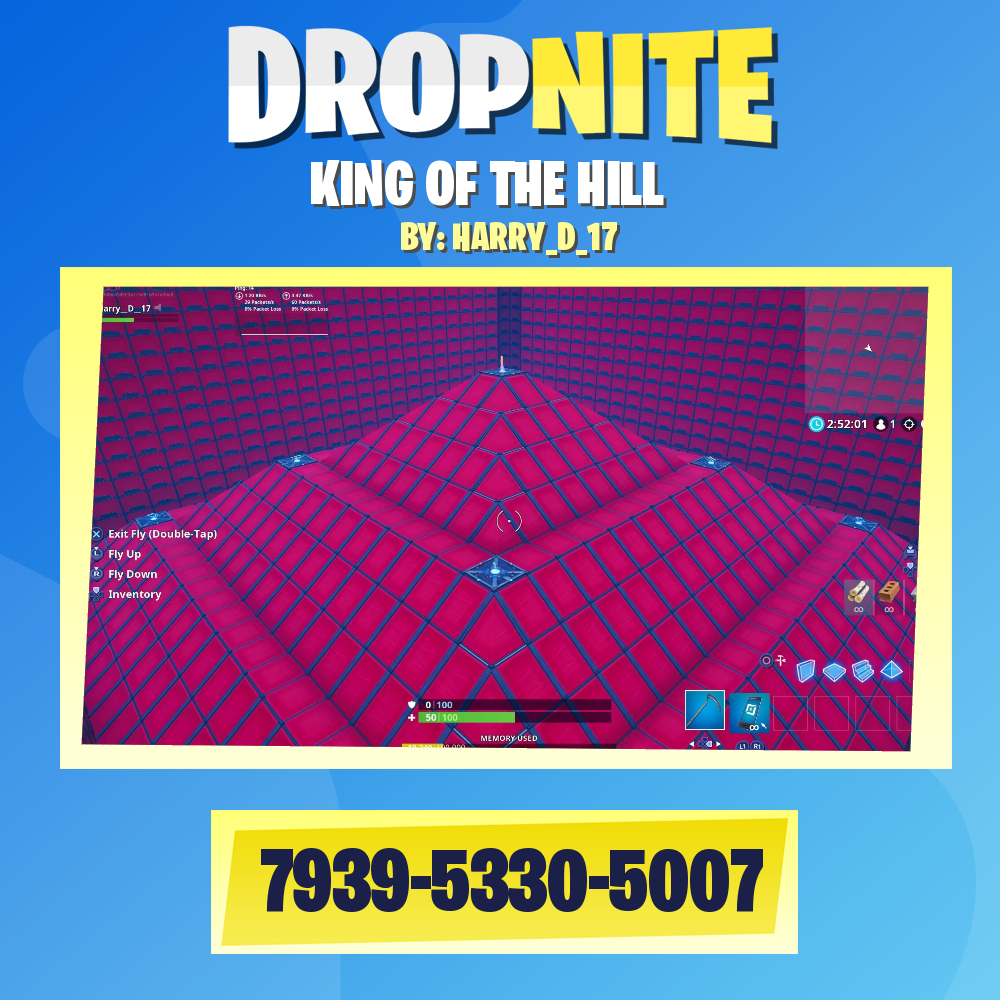 KING OF THE HILL 👑 [ lemongaming ] – Fortnite Creative Map Code